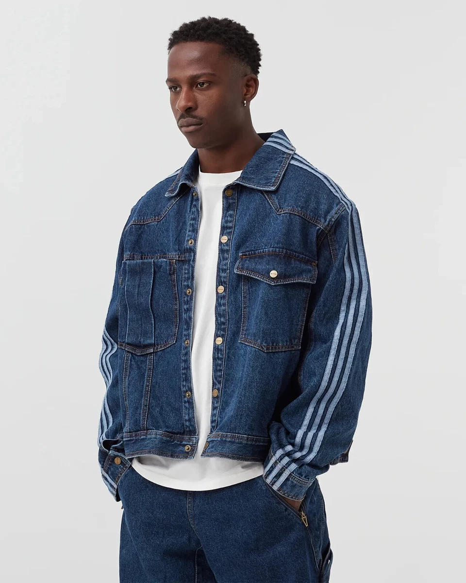 Adidas Ivy Park denim jacket unisex jacket. Sz S | eBay