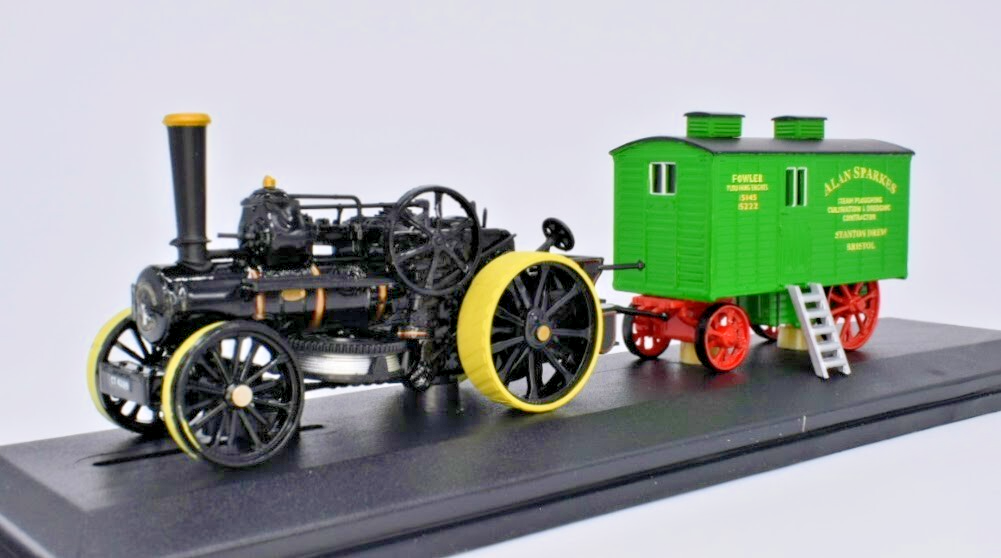 Oxford Diecast Fowler Ploughing Engine & Living Wagon 1:76 Scale Model 76FBB002