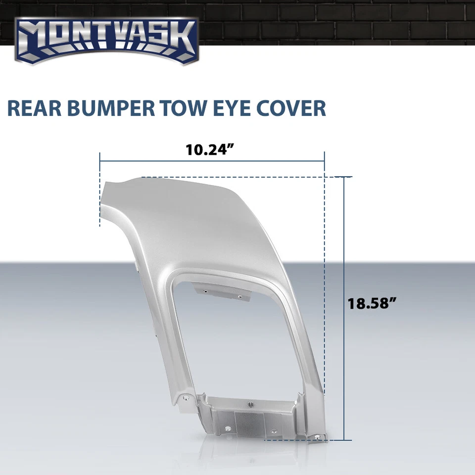 Cubierta de ojo de remolque para parachoques trasero apta para Land Rover Range Rover Evoque Dynamic 12-18 Foto 3 de 4