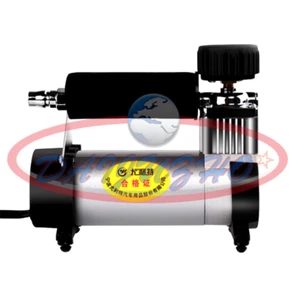 Mini Aluminum Air Pump Compressor Inflator 100PSI Portable Car Electric Tire 12V