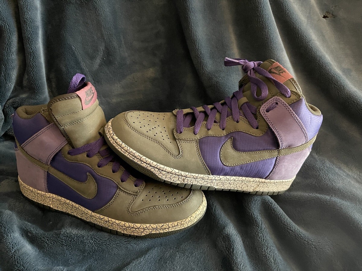 Nike Dunk High Premium Earthquake Size 9 (New without box  display picture 1