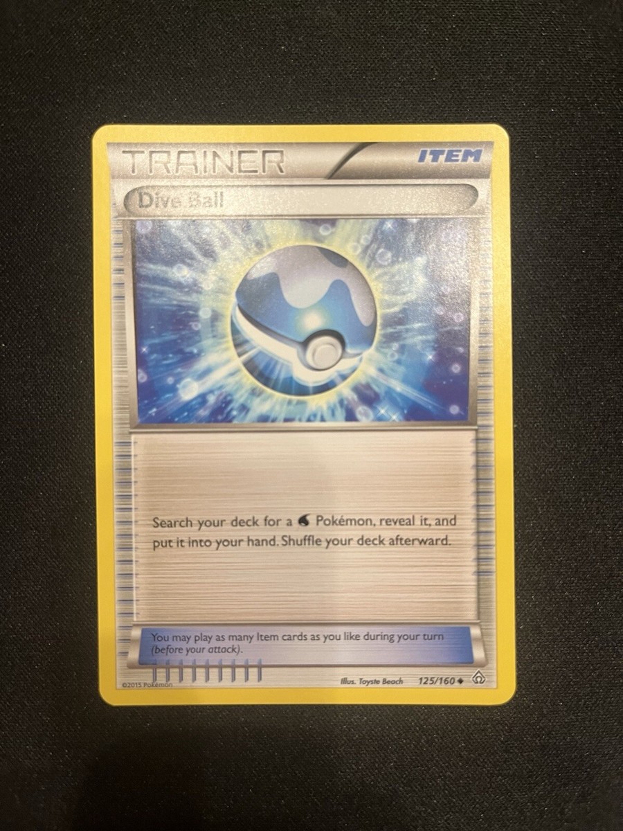 Pokémon-Karte 'Tauchball' (125/160) – Aus Dem XY Primal Clash Set, Uncommon