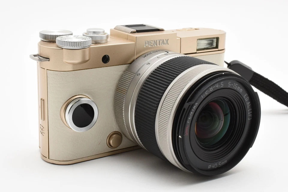 [2754 disparos] Lente PENTAX Q-S1 5-15 mm 12,4 MP Champagne Gold Digital de JAPÓN Foto 4 de 4