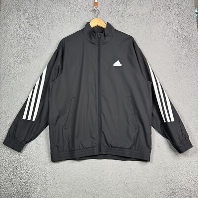 Adidas Jacket Mens Size Large Black Wind.RDY Future Icons 3