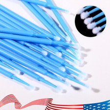 Dental Micro Applicator Brush Disposable Makeup Eyelash Brushes Blue 2.5mm