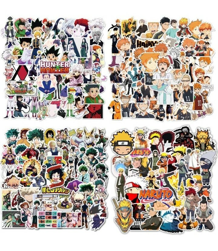 Stickers manga haut de gamme en vinyle PVC, collection 200 autocollants My Hero Academia
