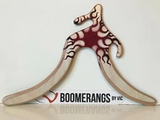 Roo boomerang handcrafted Boomerangs By Vic really returns