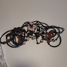 Sports Party Favors Charm Bracelets 20Pcs Soccer Basketball Rugby Baseball Gifts