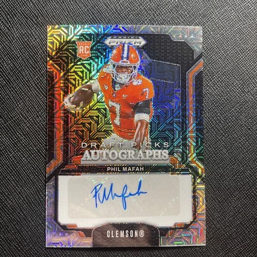 2025 Panini Prizm Draft Pick Phil Mafah Picks Auto Mojo /25