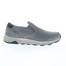 Rockport Fulton Slip On CJ1660 Mens Gray Canvas Lifestyle Sneakers Shoes