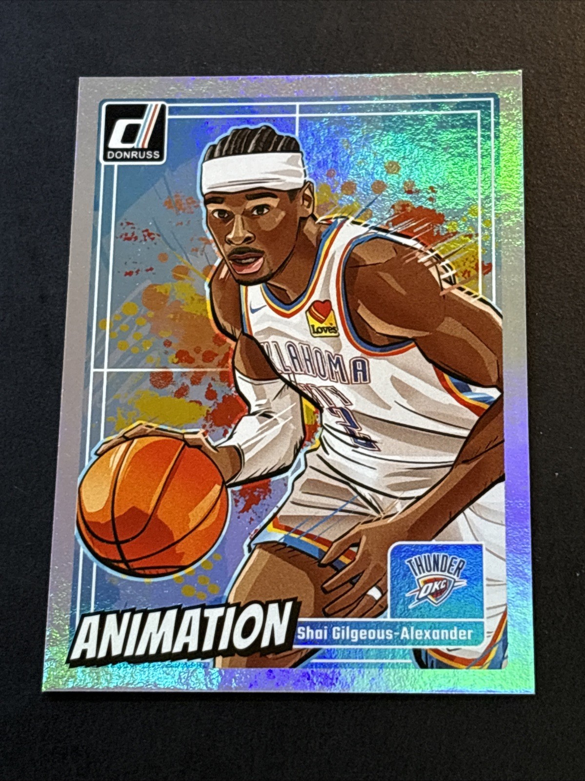 Shai Gilgeous-Alexander Animation SSP Case Hit - 2024-25 Donruss Basketball #8