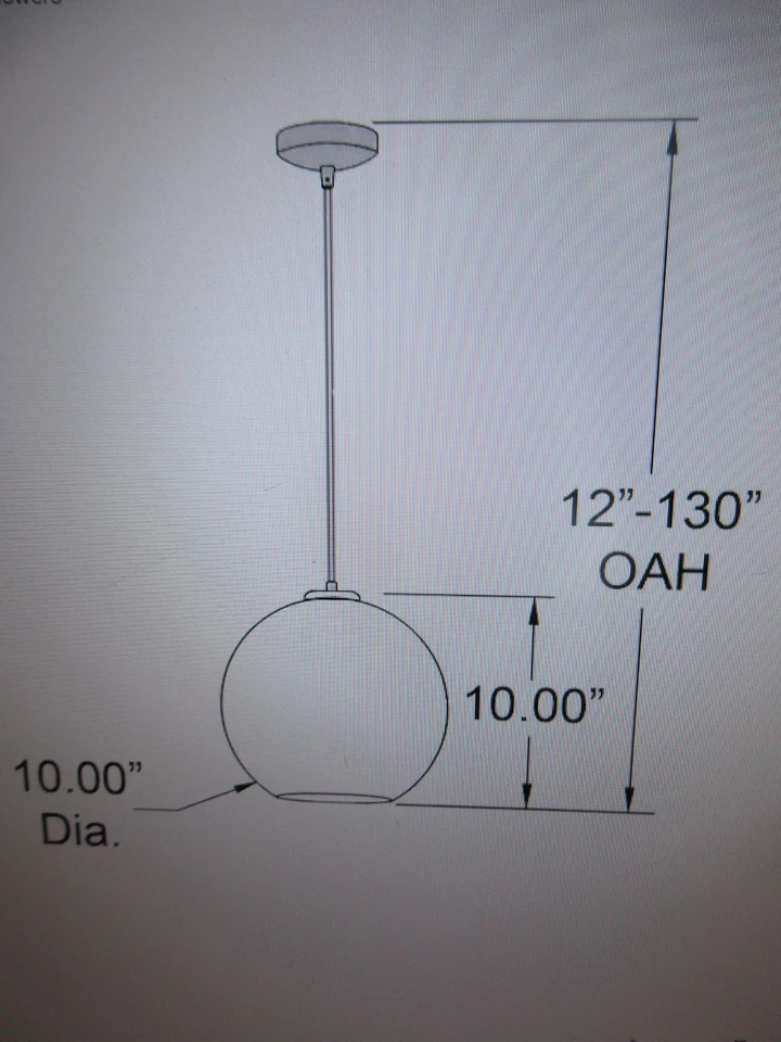 Colgante Access Lighting Glow 1 luz cobre cepillado 28101-BCP/CP Foto 3 de 4