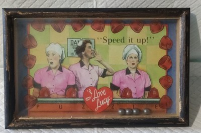 *RARE* Vintage Collectible - I Love Lucy Puzzle Skill Game: Chocolate Factory Ep