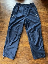 Nike Vintage Track Pants Men  s Size Medium Navy Blue Windbreaker Lined EUC 