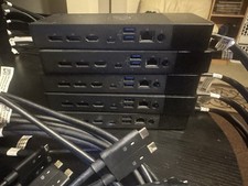 Dell WD19DCS Black Docking Station Lot of 10, Working Without Issues