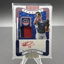 2024 Taytum Reeves Panini USA Stars And Stripes AUTO Jersey Patch /25 RC