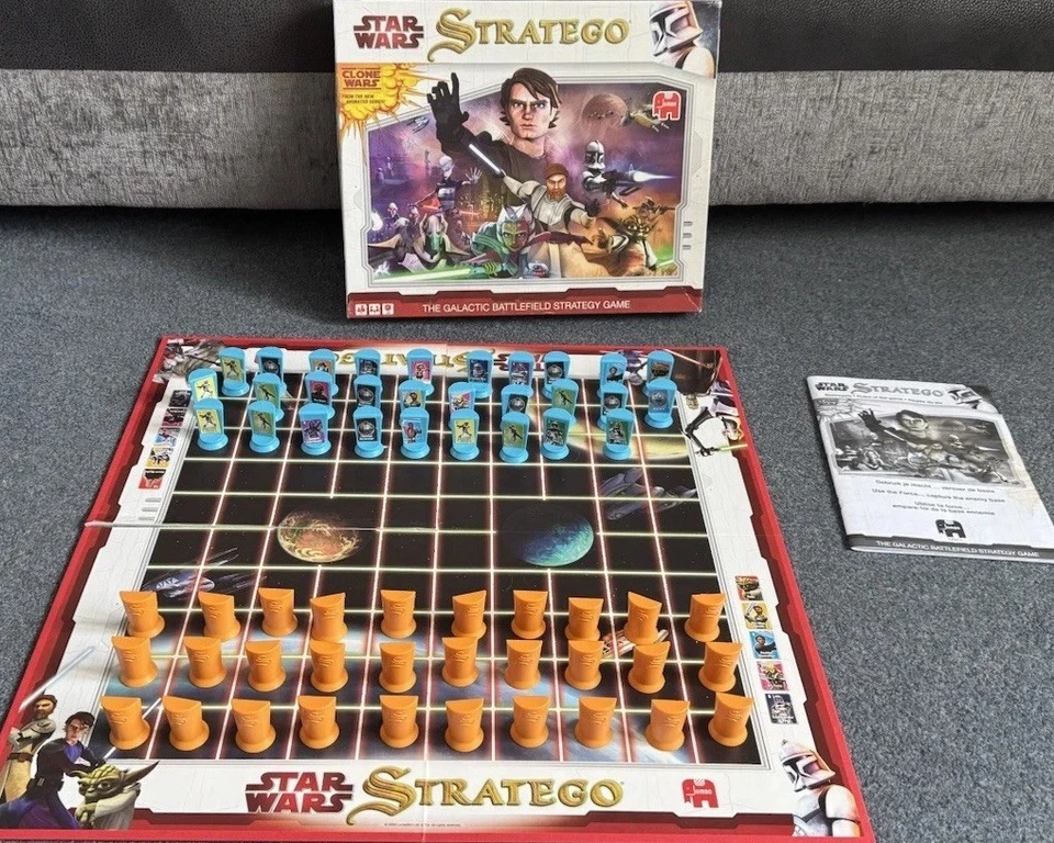 Star Wars Clone Wars Stratego Board Game. Rare. 99% Complete missing one piece - Image 2 of 4
