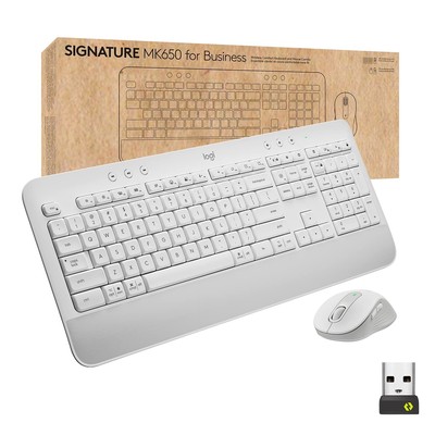 Logitech Signature MK650 Combo for Business, kabellose Maus und Tastatur, Logi B