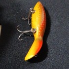 Floating Crankbait Hard Fishing Lure Orange/Yellow 5" 1/4 oz Plastic Diving Lip — photo 2