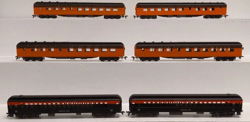 AHM Assorted HO Scale Passenger Cars [6] EX