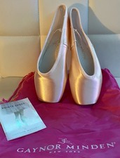 Gaynor Minden Pointe Shoes USA Made   Size 8 M, 4 Box   Brand New Rare 