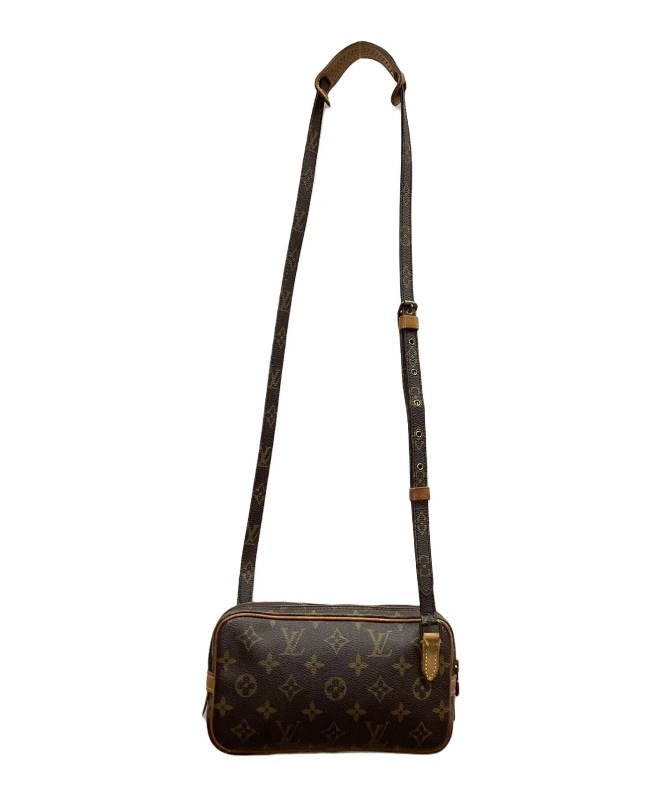 Vuitton — Louis Vuitton Monogram Marly Bandouli re M51828 Coated Canvas Brown Bag #TFB7296