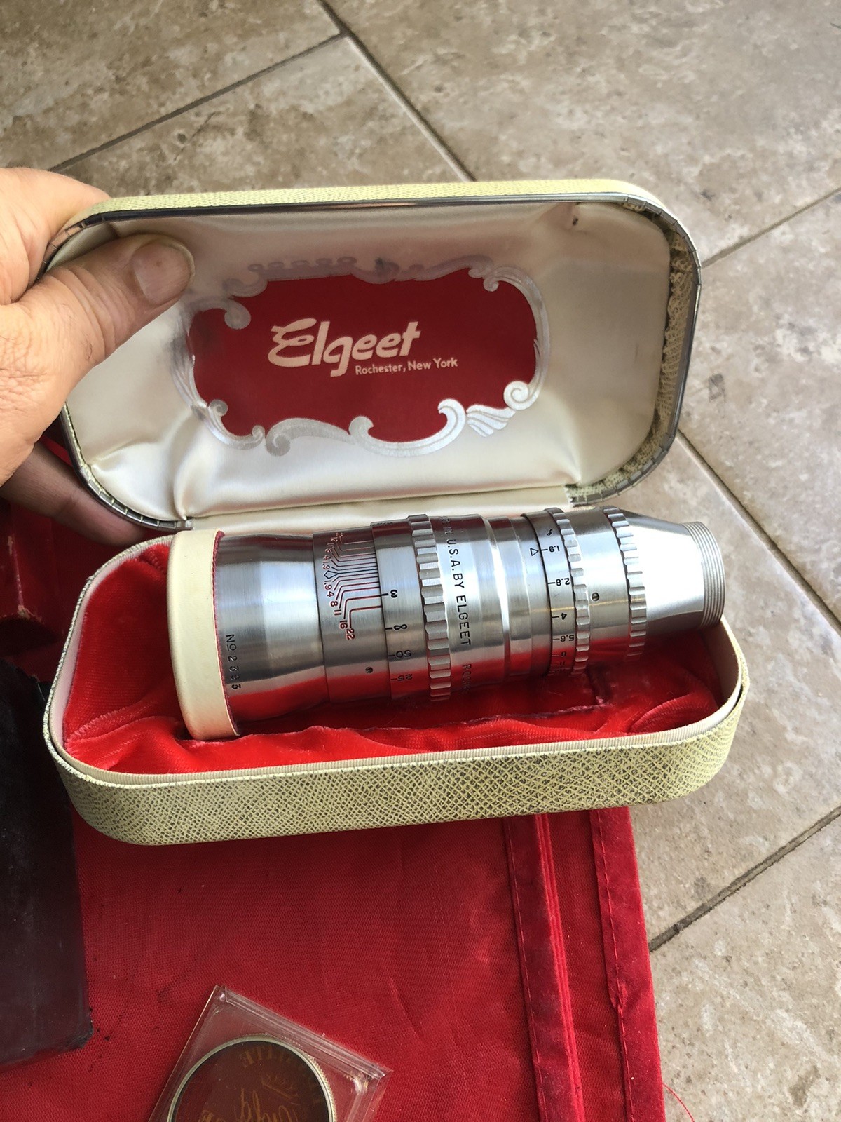 Elgeet 75mm F1.9 Cine Navitar Telephoto Cine 16mm Movie Camera Lens Bolex H16