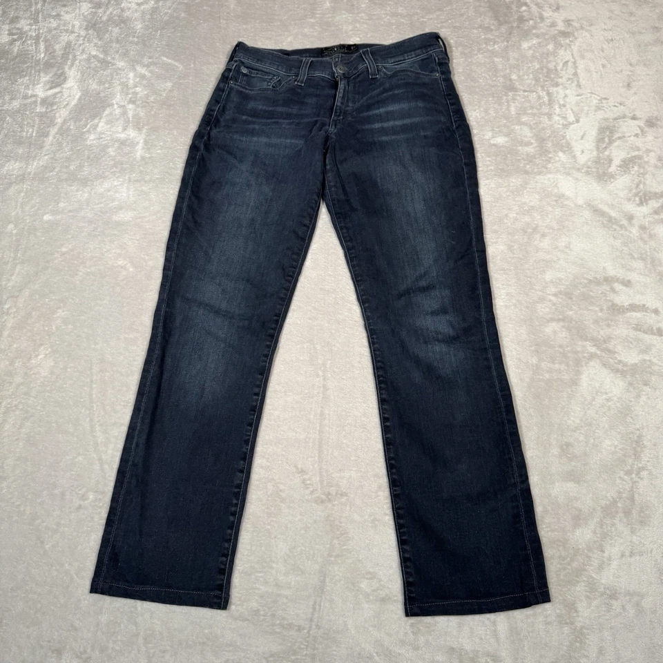 Lucky Brand Jeans Womens 4/27 Blue Sweet’N Straight Dark Wash Denim Stretch - Image 2 of 4