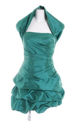MAGIC NIGHTS Cocktailkleid Damen Kleid Gr. DE 32 grün Party-Look