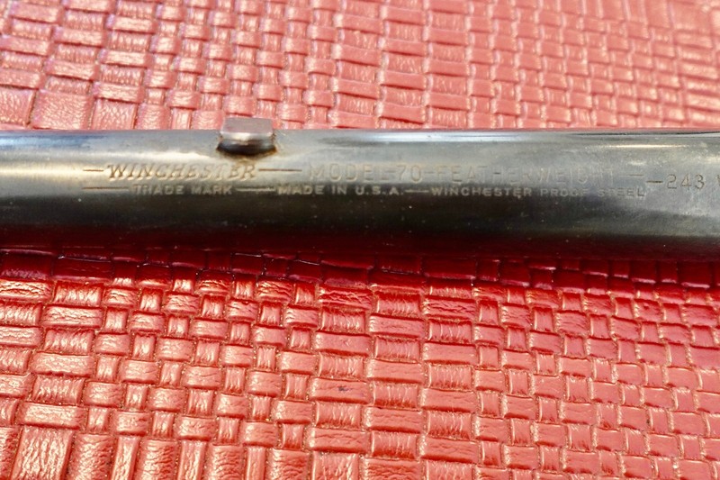 Winchester Model 70  Featherweight Barrel  243 Caliber  22 Inches
