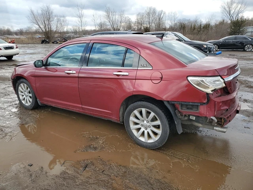 2013 Chrysler 200 unidade manual de controle de temperatura HVAC usada 115K milhas - Imagem 2 de 4