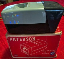 ​Vintage Paterson Majorview 35mm Slide Viewer Boxed  Parts / Repair Only Retro