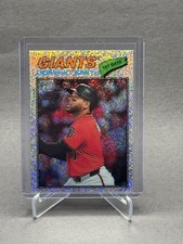 2026 Topps Heritage Dominic Smith Silver Sparkle #225 San Francisco Giants SP