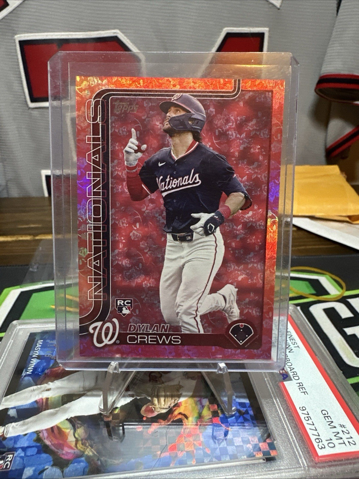 2025 Topps Series 1 Dylan Crews #74 Flowers /50 (RC)