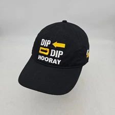 Subway Strapback Hat Baseball Cap Logo Crew Uniform Employee Black Sandwich Shop