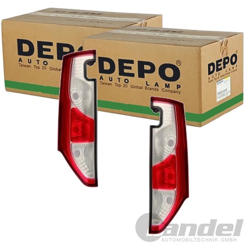 Feux Arrière Gauche + Droite Pour BMW Série 3 E36 - Compatible Halogène - Rouge - Neuf
