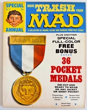 More Trash From Mad #12 Magazine 1969 - Bonus Medals all Intact! - Fine/6.0
