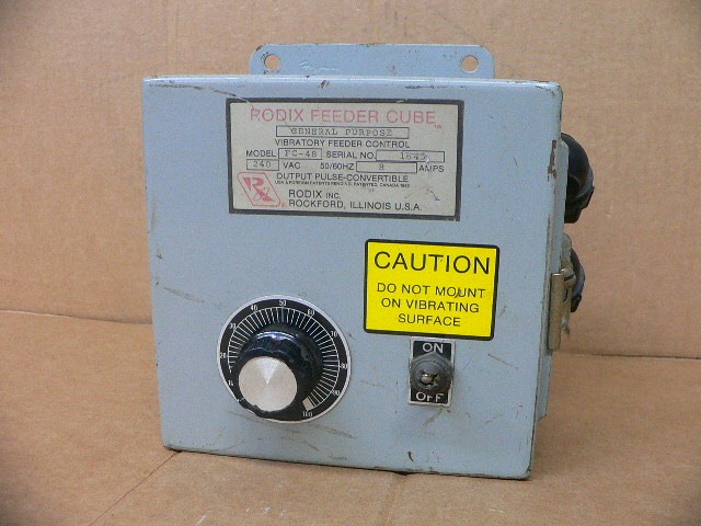 Rodix Inc. Fc-48 Feeder Control Rodix Inc. Fc-48 Feeder Control Rodix Inc.
