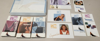 (NEW) 3 VHS WINSOR PILATES Sculpt Your Body Slim System Set Basic 20 Accelerated