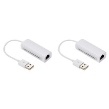 2X Card USB Type-C to Rj45 100M Driver- Card Converter Cable Adapter6246