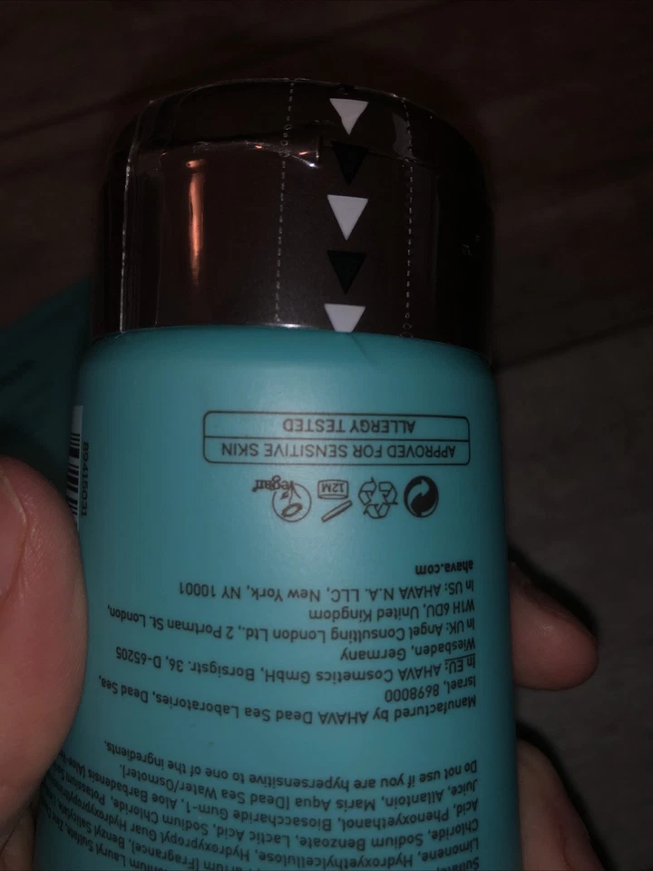 AHAVA DeadSea Water Mineral Shower Gel Sea-Kissed 6.8oz Sealed & Travel Size Lot - Image 2 of 2