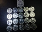 1951 Franklin Half Dollar BU 90% Fine Silver.  20 Coin Roll.