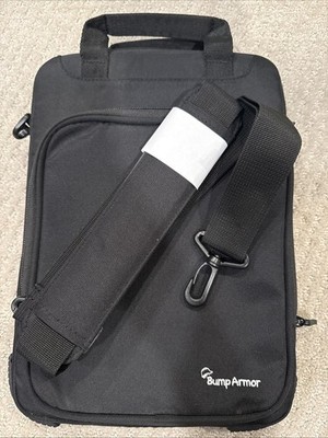 Bump Armor Tech-Pro 9 1/2'' x 13 in Case W/ High Density Foam Cases Black
