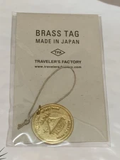 Traveler’s Company Japan Brass Tag From Traveler’s Factory New