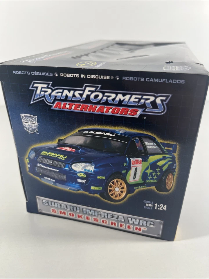 Vintage Transformers Alternators SMOKESCREEN Subaru Impreza WRC [Hasbro, 2003] - Image 2 of 4