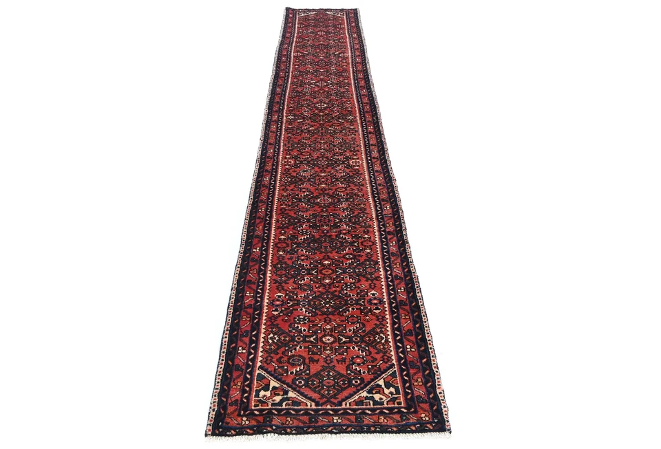 Vintage Handmade Runner Rug 2'3X13'5 ft Tribal Oriental Kitchen Hallway Carpet - Image 2 of 4