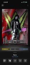Syxx - Red Parallel Topps Slam WWE Finest 2025 5cc DIGITAL