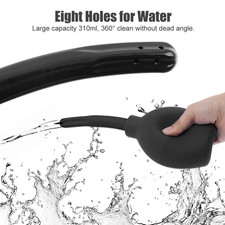 310ml Anal Vaginal Bulb Douche Colonic Irrigation Rubber Enema Bag Cleaner Kit