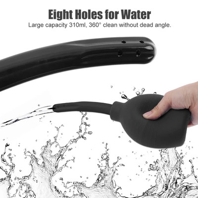 310ml Anal Vaginal Bulb Douche Colonic Irrigation Rubber Enema Bag Cleaner Kit