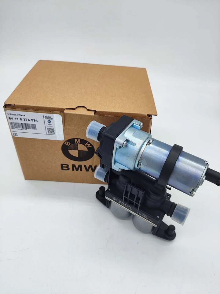 64118374994 New Heater Control Valve With Auxiliary Water Pump for BMW E38 E39 - Imagem 2 de 4